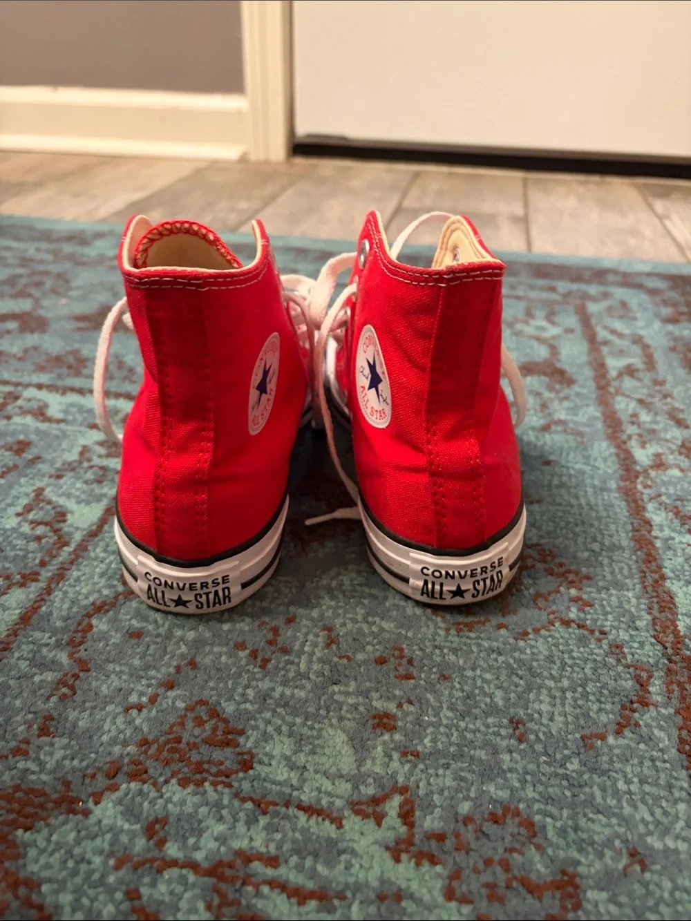 Converse Kids Red High Top Sneakers